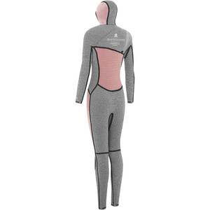 2025 Nyord Womens Furno Ultra Plus 6/5/4mm Hooded Chest Zip Wetsuit FUPW654001 - Black
